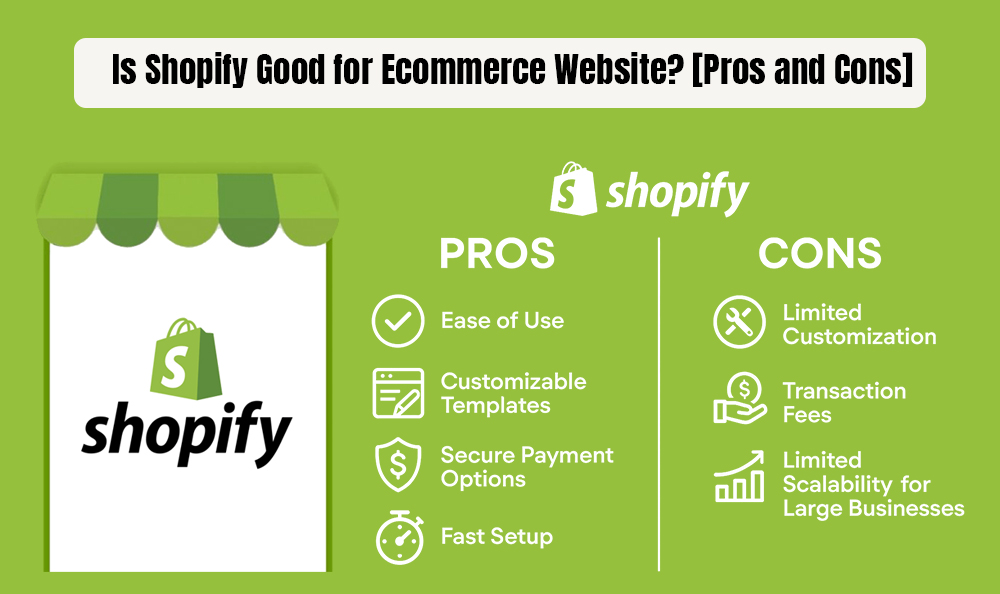 Is Shopify Good for Ecommerce Website? [Pros and Cons]